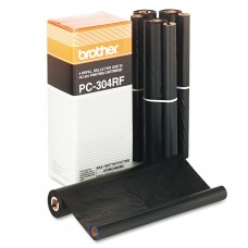Brother Original 4 Pack of Black PC304RF Fax Thermal Ribbons (PC-304RF)