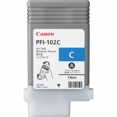 Canon Original Cyan PFI-102C Ink Cartridge (0896B001AA)