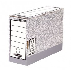 Fellowes SYSTEM 120MM FOLIO T FILE GREY(FSC)