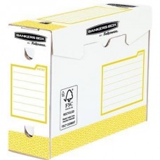 Fellowes HEAVY DUTY 100MM A4+ TRANSFER FILE 20PK – YELLOW