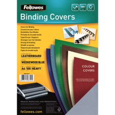 Fellowes A4 LEATHERBOARD COVERS WEDGEWOOD 100PK (FSC)