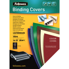 Fellowes DELTA COVER A4 WHITE 25PK (FSC)