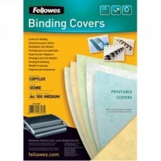 Fellowes 100 Pack of Ochre A4 Copylux Binding Covers (53803)