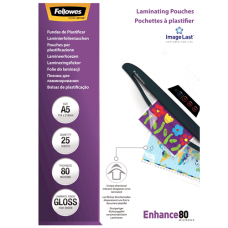 Fellowes IL LAMINATING POUCH A5 80MIC RTL25PK