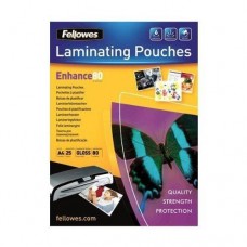 Fellowes IL LAMINATING POUCH 80MIC A4 25PK