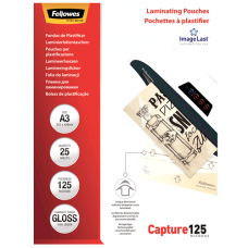 Fellowes IL LAMINATING POUCH A3 125MIC 25PK