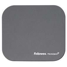 Fellowes MOUSE PAD WITH MICROBAN - SILVER