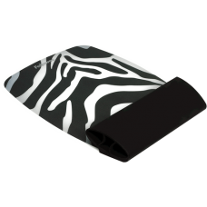 Fellowes SILICONE WRIST ROCKER AND MOUSE PAD ZEBRA
