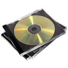 Fellowes CD JEWEL CASE 2CDS  5ER PACK  BLACK