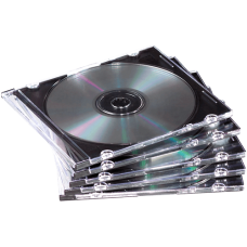 Fellowes SLIMLINE JEWEL CASE - CLEAR 10 PACK