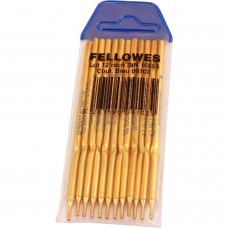 Fellowes 12 Pack of Blue Ballpoint Pen Refill (9103)