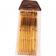 Fellowes 12 Pack of Black Ballpoint Pen Refill (09115)