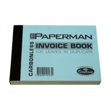 INVOICE / DUPLICATE BOOK CARBONLESS SMALL PAPERMAN