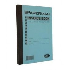 INVOICE / DUPLICATE BOOK CARBONLESS LARGE PAPERMAN