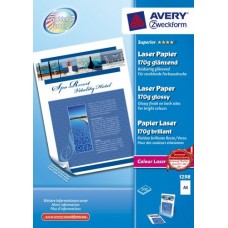 LASER PAPER GLOSSY A4 170gsm x200 AVERY-ZWECKFORM