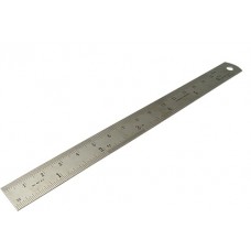 RULER METAL 18in/45cm METAL