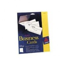 BUSINESS CARDS IVORY      INKJET x10 (200 CARDS) AVERY-ZWECKFORM