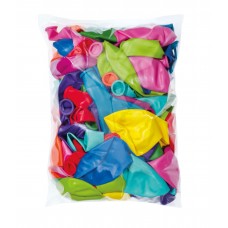 BALLOONS ASSORTED COLOURS NO.12 x100