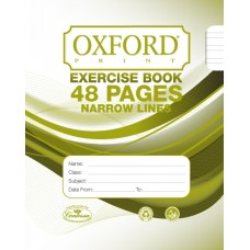 EXERCISE / COPY BOOK 48 PAGES NARROW LINE MARGIN CONTESSA OXFORD