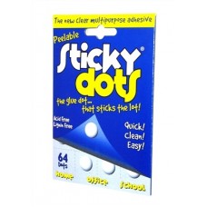 STICKY DOTS x64 DOTS REMOVEABLE