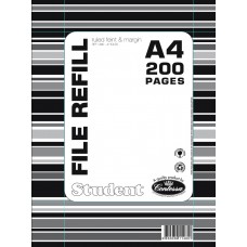FILE REFILL A4 4 HOLE 200 PAGES CONTESSA STUDENT