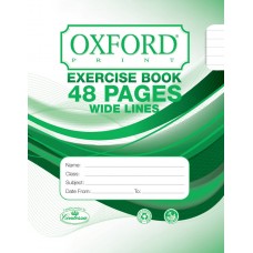 EXERCISE / COPY BOOK 48 PAGES WIDE LINE MARGIN CONTESSA OXFORD