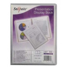 DISPLAY BOOK A5x20 POCKETS CLEAR SNOPAKE