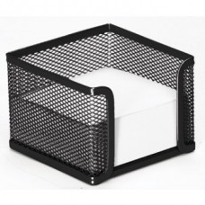 MEMO PAD HOLDER WIREMESH BLACK OSCO