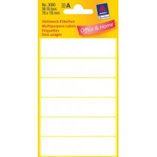 LABELS MUTLI-PURPOSE 76x19mm x36 AVERY-ZWECKFORM