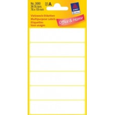 LABELS MUTLI-PURPOSE 76x19mm x36 AVERY-ZWECKFORM