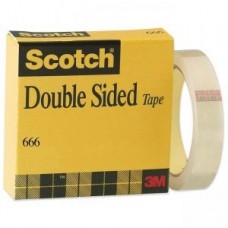3M DOUBLE SIDED TAPE 666 19mmx33m W/LINER