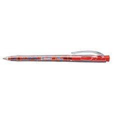 BALLPEN RETRACTABLE TROPIKANA RED STABILO