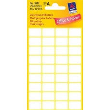 LABELS MULTI-PURPOSE 18x12mm x216 AVERY-ZWECKFORM