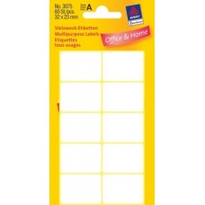 LABELS MULTI-PURPOSE 32x23mm x60 AVERY-ZWECKFORM