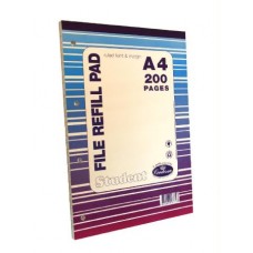 FILE REFILL PAD A4 4 HOLE 200 PAGES CONTESSA STUDENT