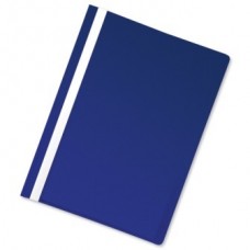 FLAT FILE PVC A4 DARK BLUE 4 HOLE PUNCHED