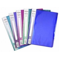 DISPLAY BOOK A4 x10 ASSORTED COLOURS SNOPAKE