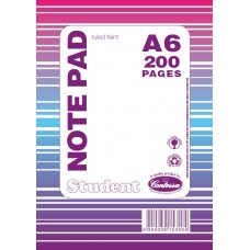 NOTE PAD A6 x200 PAGES CONTESSA STUDENT