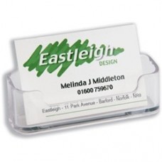 BUSINESS CARD DISPLAY STAND (1 card) DEFLECTO