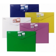 POLYFILE A4 ID ASSORTED COLOURS SNOPAKE