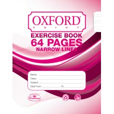 EXERCISE   COPY BOOK 64 PAGES NARROW LINE MARGIN CONTESSA OXFORD
