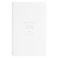 NOTEBOOK SOFT COVER WHITE 90x140mm 48PGS OGAMI