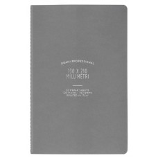 NOTEBOOK SOFT COVER GREY 130x210mm 64PGS OGAMI
