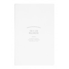 NOTEBOOK SOFT COVER WHITE 130x210mm 64PGS OGAMI