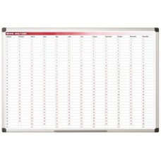 WHITEBOARD MAGNETIC YEAR PLANNER 365-DAY 60x90cm ROCADA
