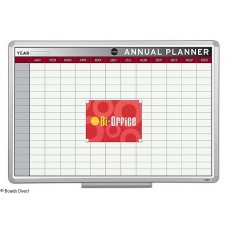 WHITEBOARD MAGNETIC YEAR PLANNER 60x90cm ROCADA