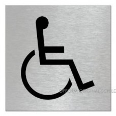 SIGN STEELOX 8x8cm DISABLED