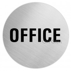 SIGN STEELOX 7.5cm ROUND OFFICE