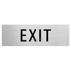 SIGN STEELOX 8x24cm EXIT