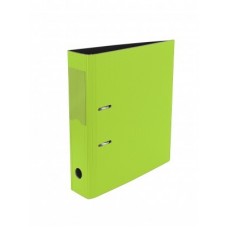 LEVER ARCH FILE F/SCAP 75mm LIME GREEN